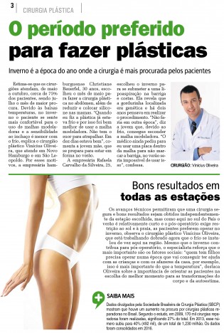 Jornal NH - Caderno Viver com Saúde